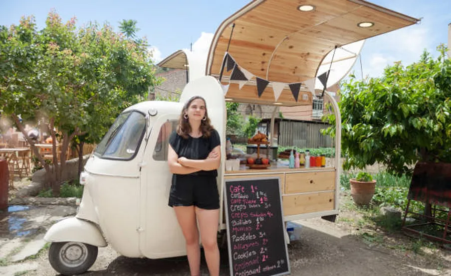 Small business delivery truck